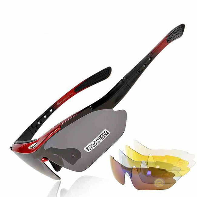 Polarized Sports Men Sunglasses - Road Cycling Glasses / Mountain Bike Bicycle Riding Protection Eyewear-Sunglasses-Golonzo