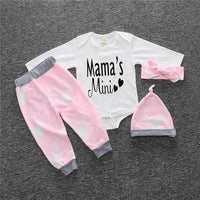 2018 baby boy clothes set - long-sleeved Romper + trousers + hat-baby and toddler outfits-Golonzo