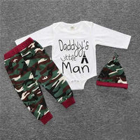 2018 baby boy clothes set - long-sleeved Romper + trousers + hat-baby and toddler outfits-Golonzo