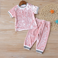 Summer Outfits Kids Clothing For Girls-Suits-Golonzo