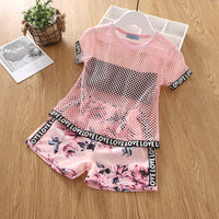 Summer Outfits Kids Clothing For Girls-Suits-Golonzo