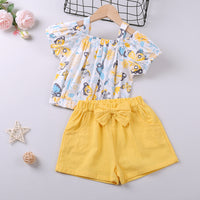 Summer Outfits Kids Clothing For Girls-Suits-Golonzo