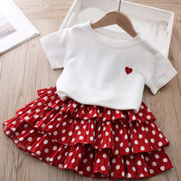 Summer Outfits Kids Clothing For Girls-Suits-Golonzo