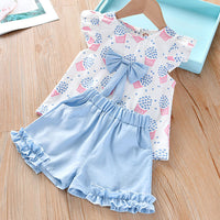 Summer Outfits Kids Clothing For Girls-Suits-Golonzo