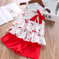 Summer Outfits Kids Clothing For Girls-Suits-Golonzo