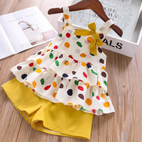 Summer Outfits Kids Clothing For Girls-Suits-Golonzo