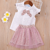 Summer Outfits Kids Clothing For Girls-Suits-Golonzo