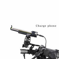 1000 Lumen Bicycle Flashlight & Power Bank - Waterproof IPX6 USB Rechargeable - Golonzo -                                                                             