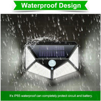 180/100 LED Solar Lamp - Waterproof Outdoor Solar Light with Motion Sensor - Golonzo -                                                                             