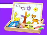 100+pcs Magnetic Wooden Animal Puzzle - Learning Education Toys - Golonzo -                                                                             