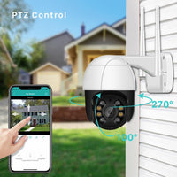 1080P PTZ Wifi IP Camera Outdoor with AI Human Detect - Golonzo -                                                                             