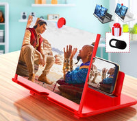 10 Inch 3D Mobile Phone Screen Magnifier HD Video Amplifier - Golonzo -                                                                             