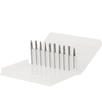 10pcs Metal Drawing Tungsten Carbide Milling Cutter Rotary Tool - Golonzo -                                                                             