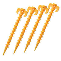 10pcs Nylon Screw Stake - Ultralight Camping Tent Pegs - Golonzo -                                                                             