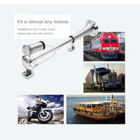 12V Car Air Horn Super Loud Universal 150DB Single Trumpet - Golonzo -                                                                             