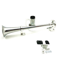 12V Car Air Horn Super Loud Universal 150DB Single Trumpet - Golonzo -                                                                             