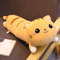 130cm Cute Soft Long Cat Nap Pillow Plush Toys - Golonzo -                                                                             