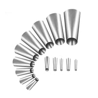 14Pcs Caulk Nozzle Applicator Caulking Finisher Stainless Steel - Golonzo -                                                                             