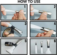 14Pcs Caulk Nozzle Applicator Caulking Finisher Stainless Steel - Golonzo -                                                                             