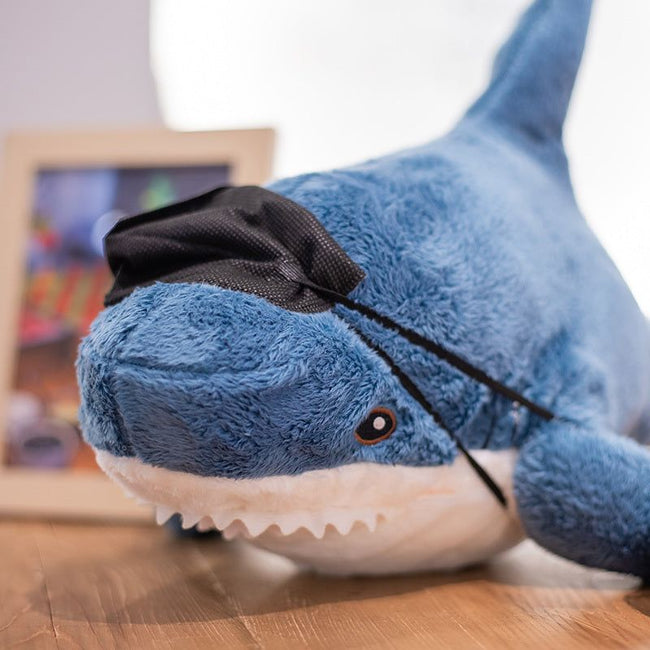 15~140cm Shark Plush Toy Stuffed Soft Lying Ocean Animal - Golonzo -                                                                             