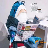 15~140cm Shark Plush Toy Stuffed Soft Lying Ocean Animal - Golonzo -                                                                             