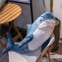 15~140cm Shark Plush Toy Stuffed Soft Lying Ocean Animal - Golonzo -                                                                             