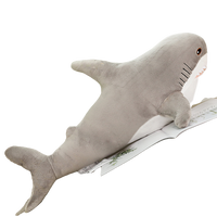 15~140cm Shark Plush Toy Stuffed Soft Lying Ocean Animal - Golonzo -                                                                             