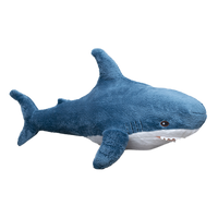 15~140cm Shark Plush Toy Stuffed Soft Lying Ocean Animal - Golonzo -                                                                             