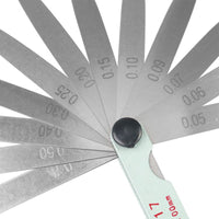 17 Blades Feeler Gauge Metric Gap - Gage Measurment Tool for Moto Engine - Golonzo -                                                                             