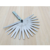 17 Blades Feeler Gauge Metric Gap - Gage Measurment Tool for Moto Engine - Golonzo -                                                                             
