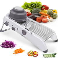 18 Types Adjustable Stainless Steel Mandoline Vegetable Slicer - Golonzo -                                                                             