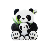 1pc 25CM Sitting Mother and Baby Panda Plush Toys - Golonzo -                                                                             