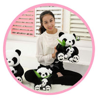 1pc 25CM Sitting Mother and Baby Panda Plush Toys - Golonzo -                                                                             
