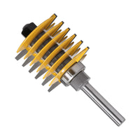 1pc Shank 2 Teeth Adjustable Finger Joint Router Bit - Golonzo -                                                                             