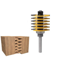 1pc Shank 2 Teeth Adjustable Finger Joint Router Bit - Golonzo -                                                                             