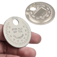 1pc Spark Plug Gap Gauge Tool Measurement Coin-Type - Golonzo -                                                                             
