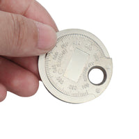 1pc Spark Plug Gap Gauge Tool Measurement Coin-Type - Golonzo -                                                                             