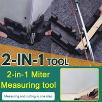2-in-1 Mitre Measuring Cutting Tool 85 To 180 Degree Angle - Golonzo -                                                                             