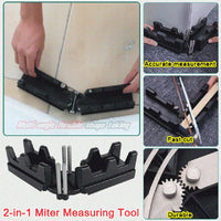 2-in-1 Mitre Measuring Cutting Tool 85 To 180 Degree Angle - Golonzo -                                                                             