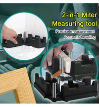 2-in-1 Mitre Measuring Cutting Tool 85 To 180 Degree Angle - Golonzo -                                                                             