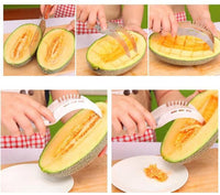 20.8*2.6*2.8CM Stainless Steel Watermelon Slicer Cutter Knife Corer Fruit Vegetable - Golonzo -                                                                             