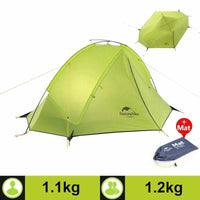 20D Nylon Taga Outdoor Camping Tent - Ultralight One Man 1kg Two Man 1.2kg Waterproof Tent - Golonzo -                                                                             
