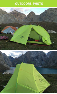 20D Nylon Taga Outdoor Camping Tent - Ultralight One Man 1kg Two Man 1.2kg Waterproof Tent - Golonzo -                                                                             