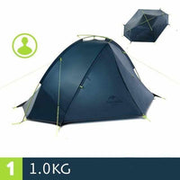 20D Nylon Taga Outdoor Camping Tent - Ultralight One Man 1kg Two Man 1.2kg Waterproof Tent - Golonzo -                                                                             