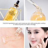 24K Gold Tense Moisture Essence Pure Hyaluronic Acid Serum Anti-wrinkle Gold Nicotinamide Liquid Skin Care - Golonzo -                                                                             