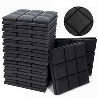 6/12/24Pcs Studio Acoustic Soundproof Foam - Golonzo -                                                                             