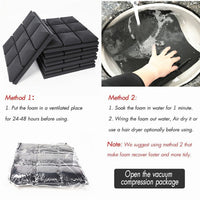 6/12/24Pcs Studio Acoustic Soundproof Foam - Golonzo -                                                                             