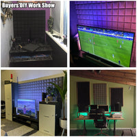 6/12/24Pcs Studio Acoustic Soundproof Foam - Golonzo -                                                                             