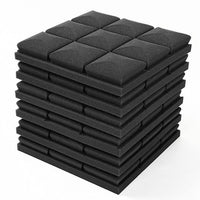 6/12/24Pcs Studio Acoustic Soundproof Foam - Golonzo -                                                                             