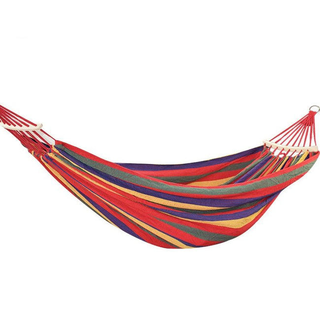 250*150cm 2 People Outdoor Canvas Camping Hammock - Golonzo -                                                                             
